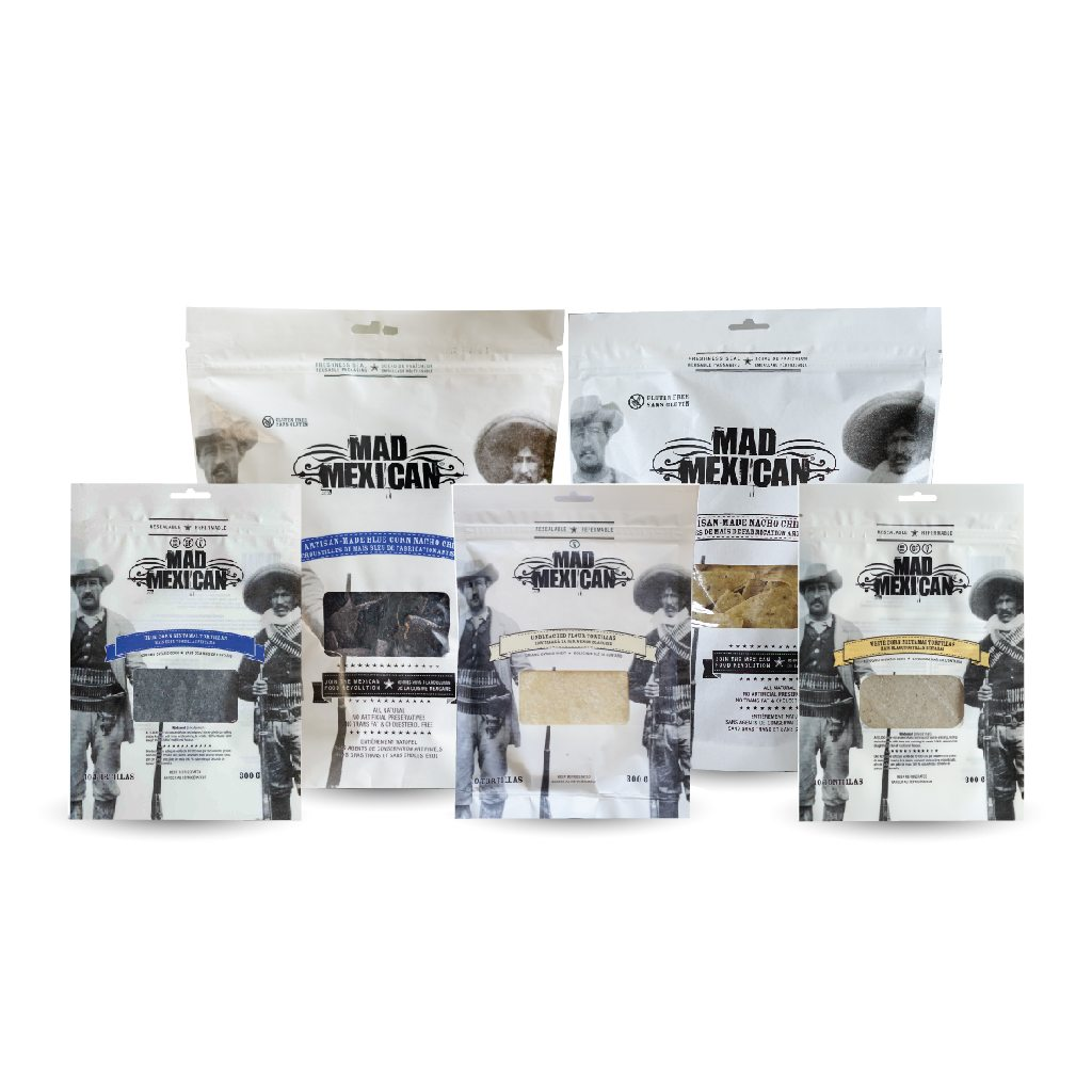 Organic, gluten free and authentic nixtamal tortillas and nacho chips.