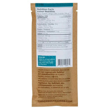 Load image into Gallery viewer, Chocosol Vanilla Sea Salt Nutrition Facts

