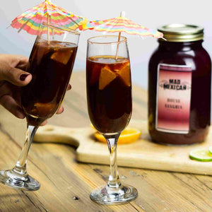 Mad Mexican Sangria in two glasses. 
